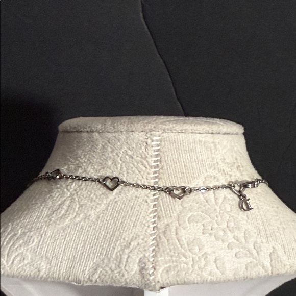 Dior RARE HAWAII HEART ADJUSTABLE reversible Silver Script Necklace - Picture 11 of 12